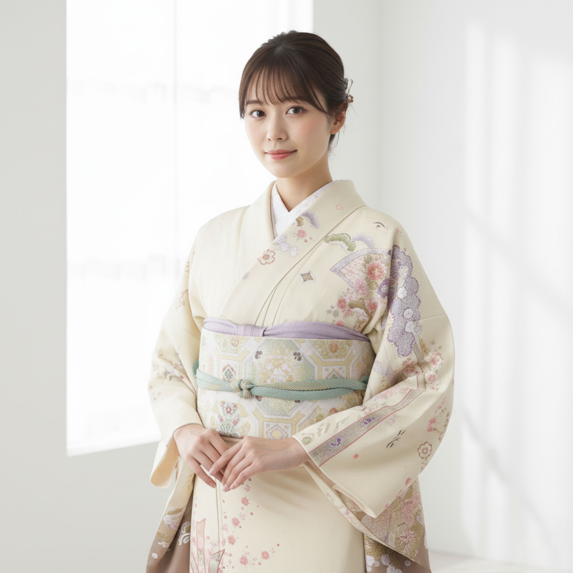 NISHIORI 訪問着 レンタル フルセット 着物 入学式 卒業式 七五三 お