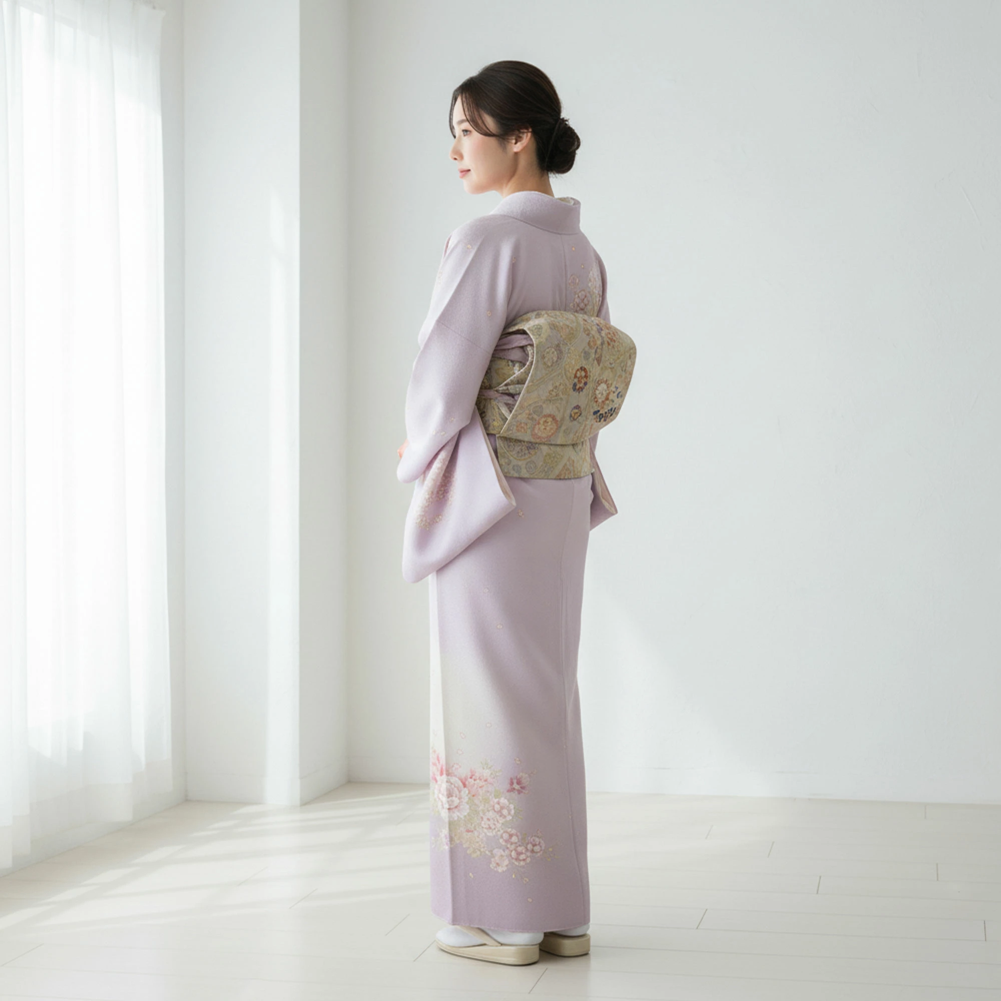 NISHIORI 訪問着 レンタル フルセット 着物 入学式 卒業式 七五三 お