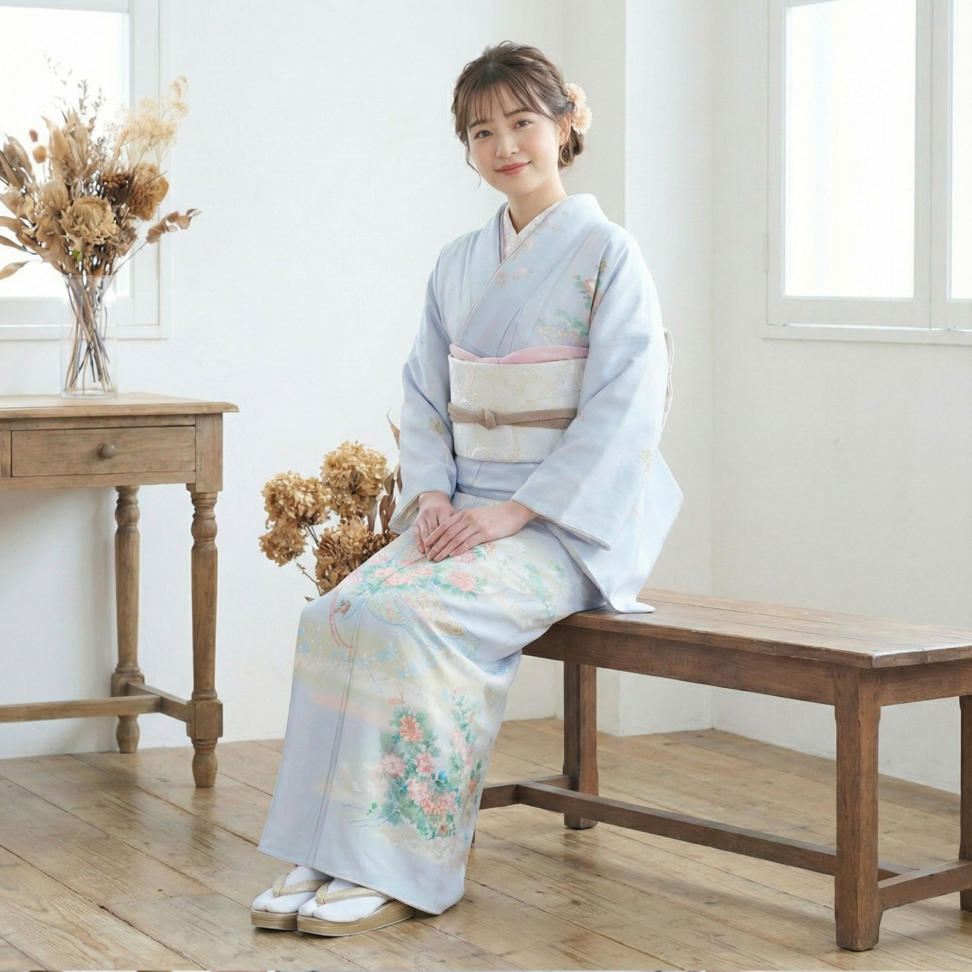 NISHIORI 訪問着 レンタル フルセット 着物レンタル 貸衣装 七五三