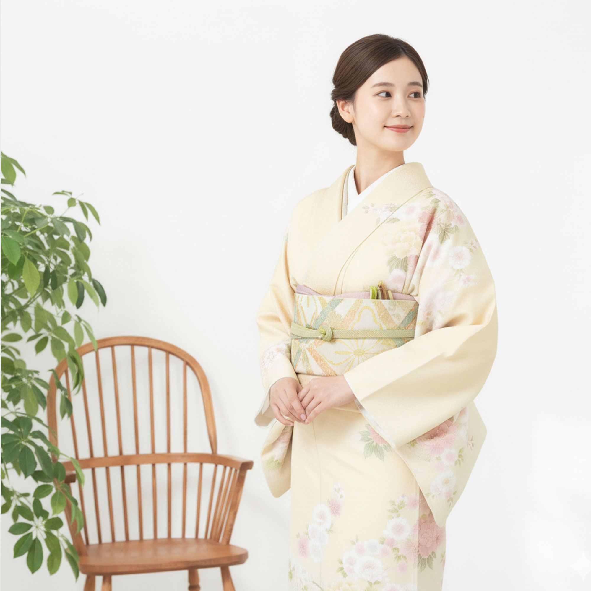 訪問着 レンタル フルセット 着物レンタル 貸...の詳細画像3