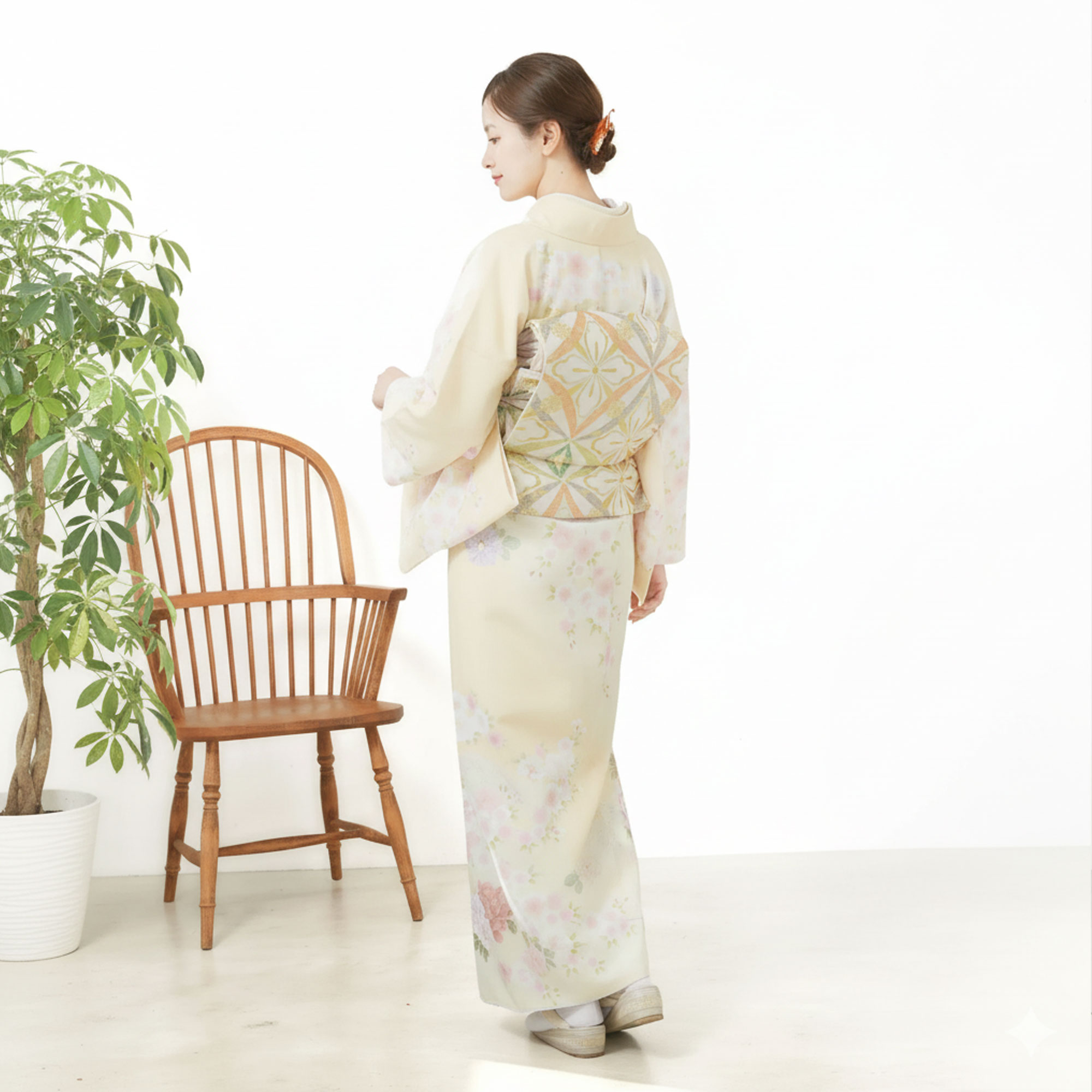 訪問着 レンタル フルセット 着物レンタル 貸...の詳細画像5