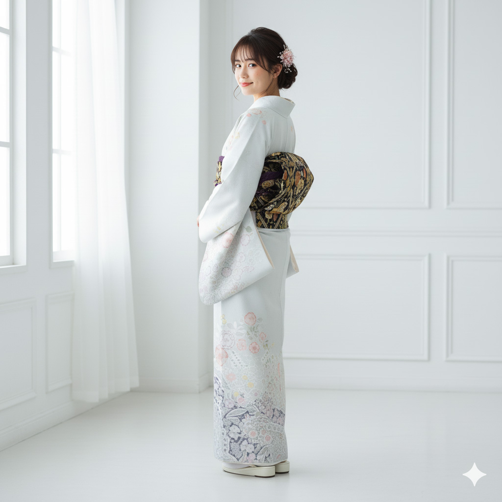 NISHIORI 訪問着 レンタル 着物レンタル 貸衣装 フルセット 入学式