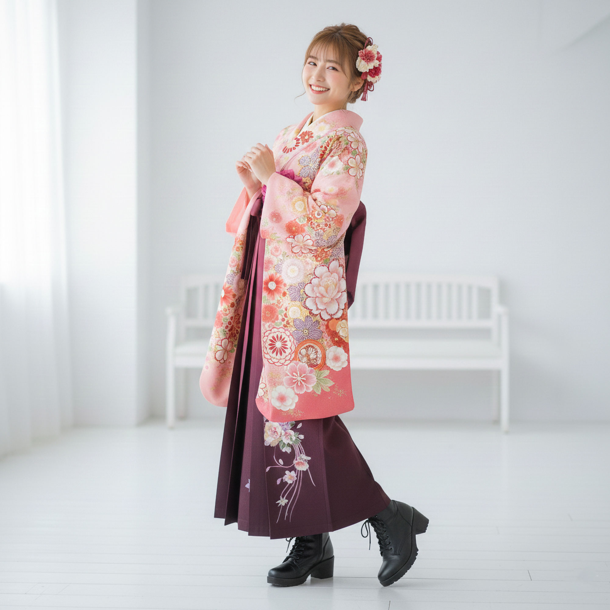 NISHIORI 二尺袖 着物 袴 レンタル商品 貸衣装 貸衣装 From Kyoto