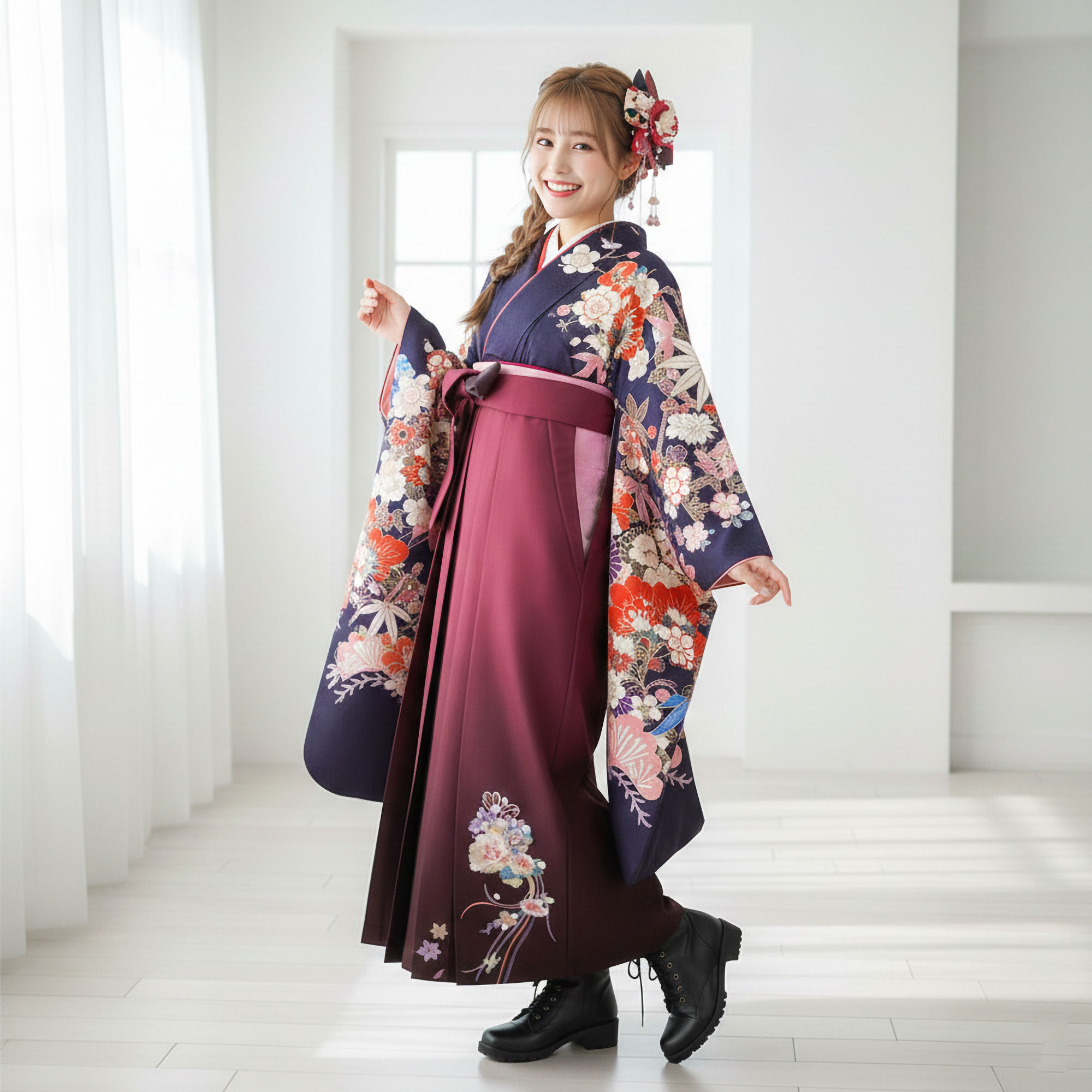 NISHIORI 二尺袖 着物 袴 レンタル商品 貸衣装 貸衣装 From