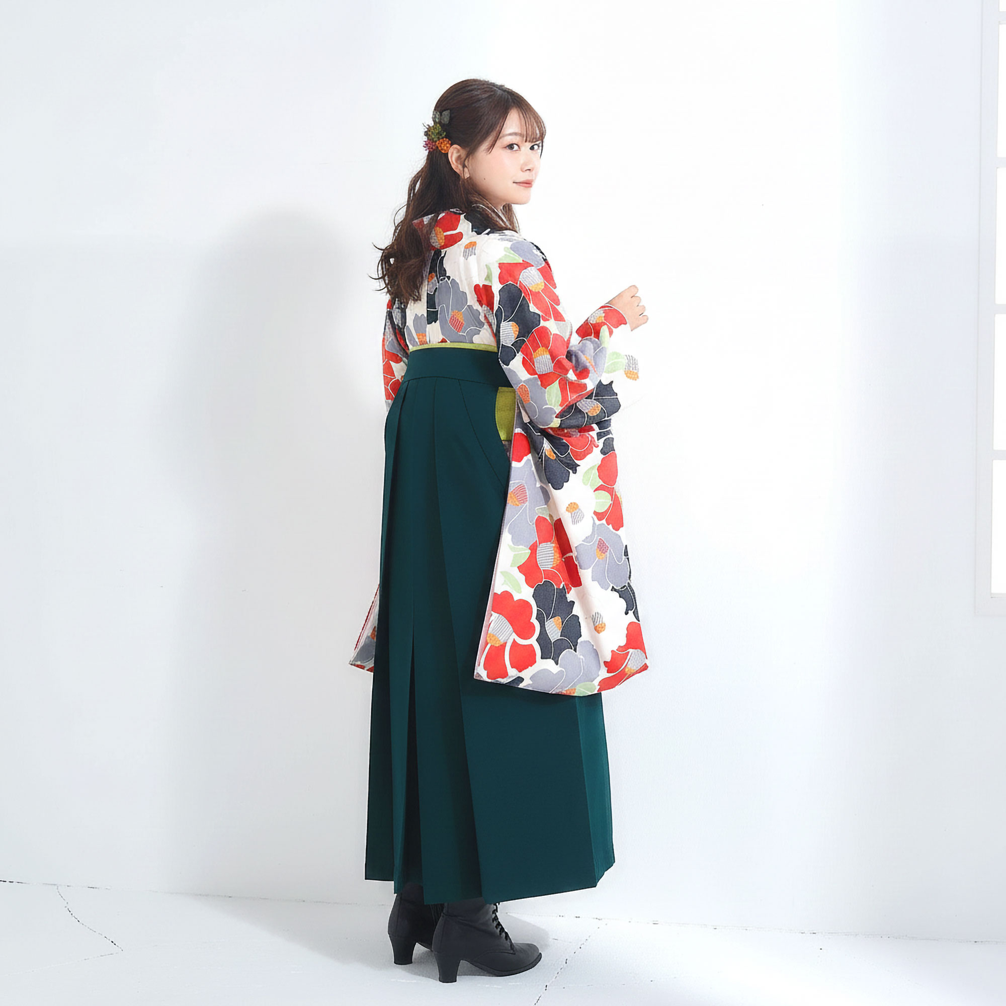 NISHIORI 二尺袖 着物 袴 セット レンタル商品【貸衣装 卒業式 大学生