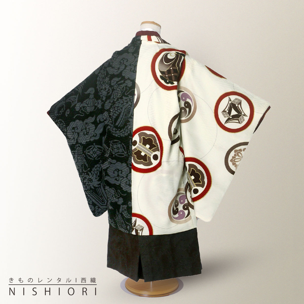 NISHIORI UNSODO 芸艸堂 かんたん着付け レンタル商品 5歳の七五三