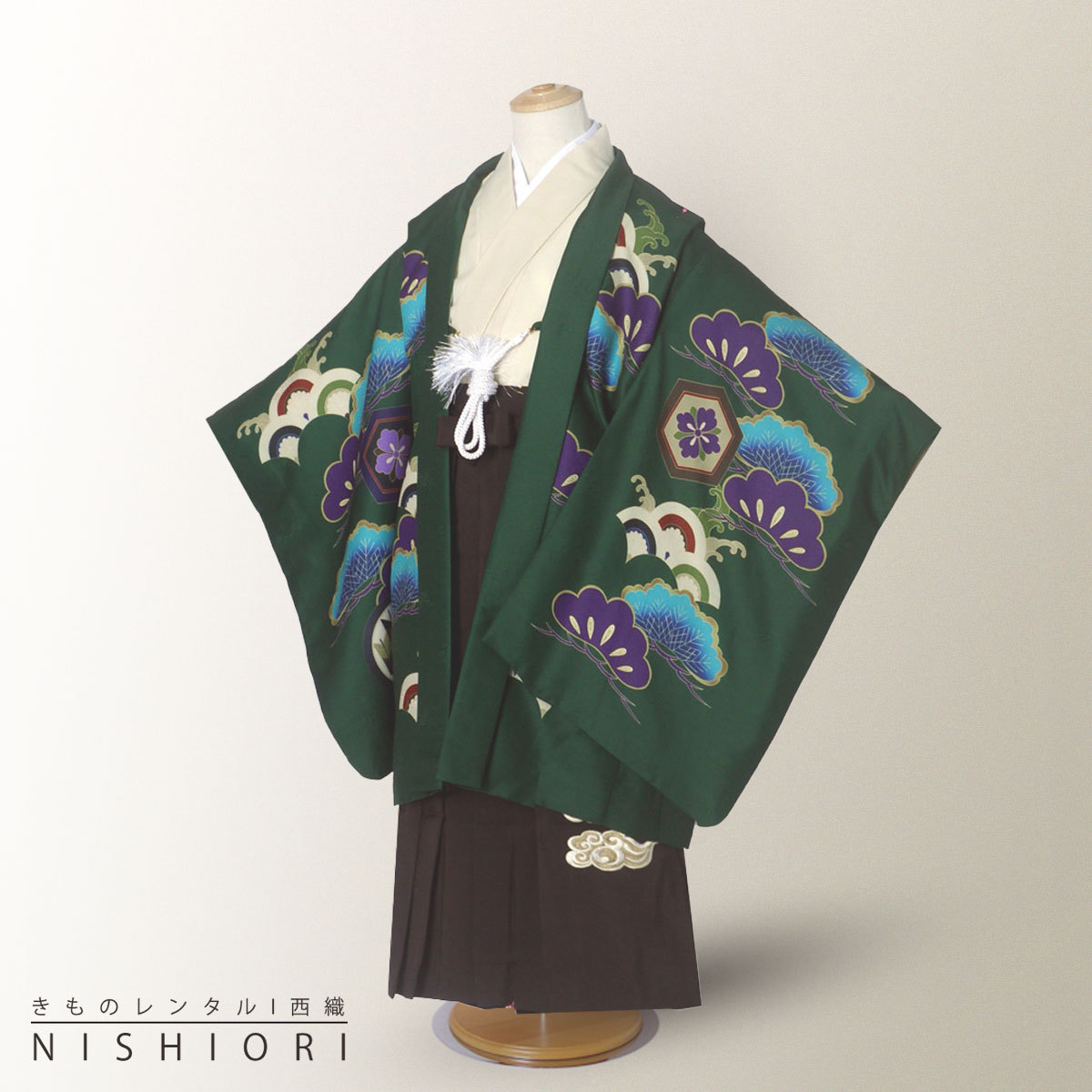 NISHIORI 小町kids かんたん着付け レンタル商品 5歳の七五三 男の子