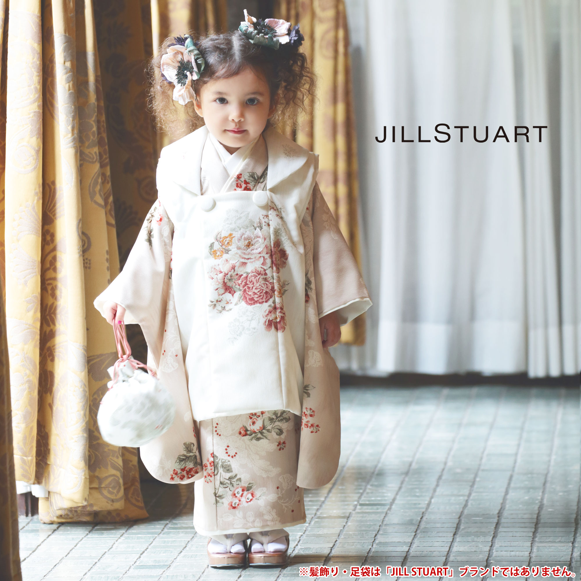 JILLSTUART ジルスチュアート レンタル 3歳の七五三 女の子 被布コート 