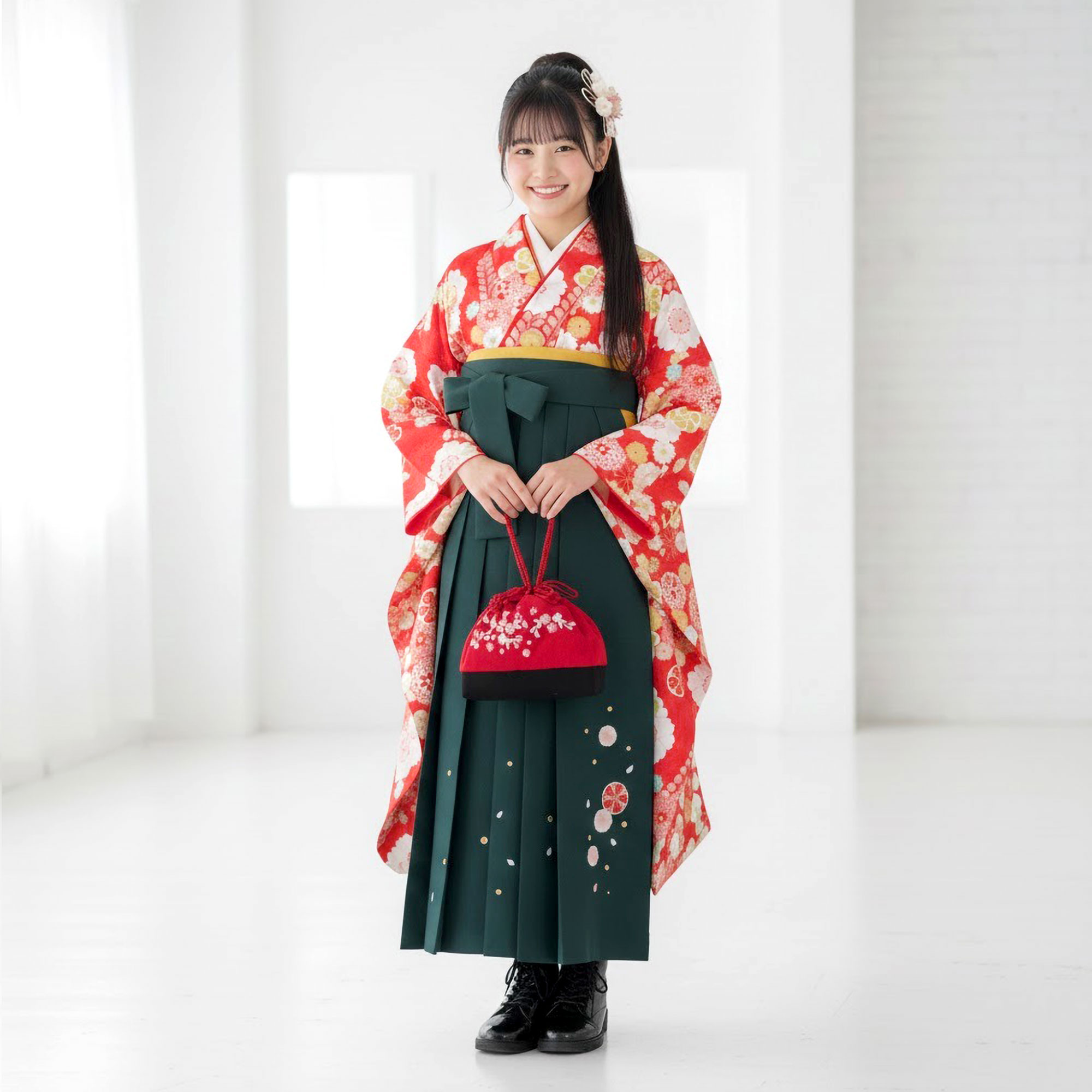 NISHIORI 小町kids ジュニア キッズ 着物 袴 レンタル商品 往復送料