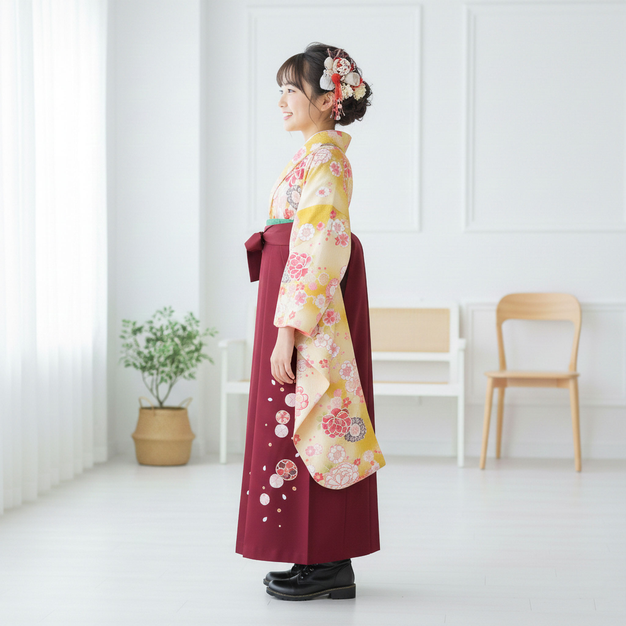 ジュニア キッズ 着物 袴 レンタル商品 往復...の詳細画像4