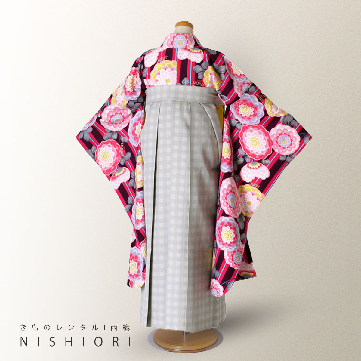 NISHIORI ジュニア 二尺袖 着物 袴 レンタル商品 JENNI love ブランド