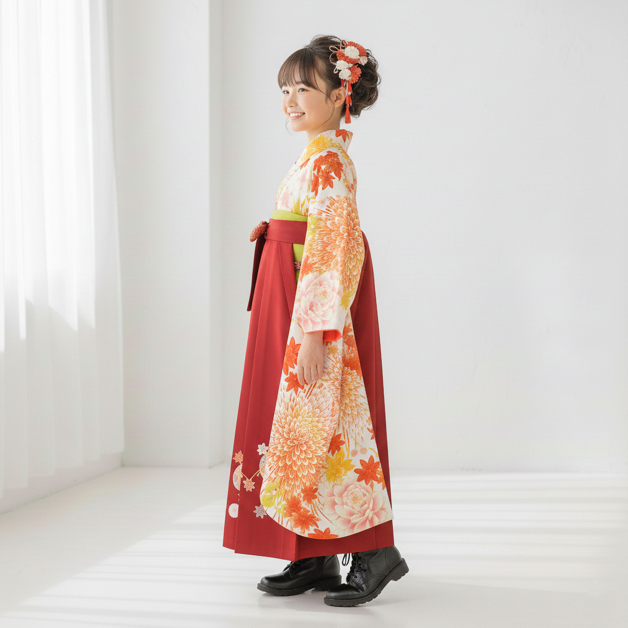 NISHIORI レンタル商品 ちはやふる × JAPAN STYLE 貸衣装 ジュニア 二