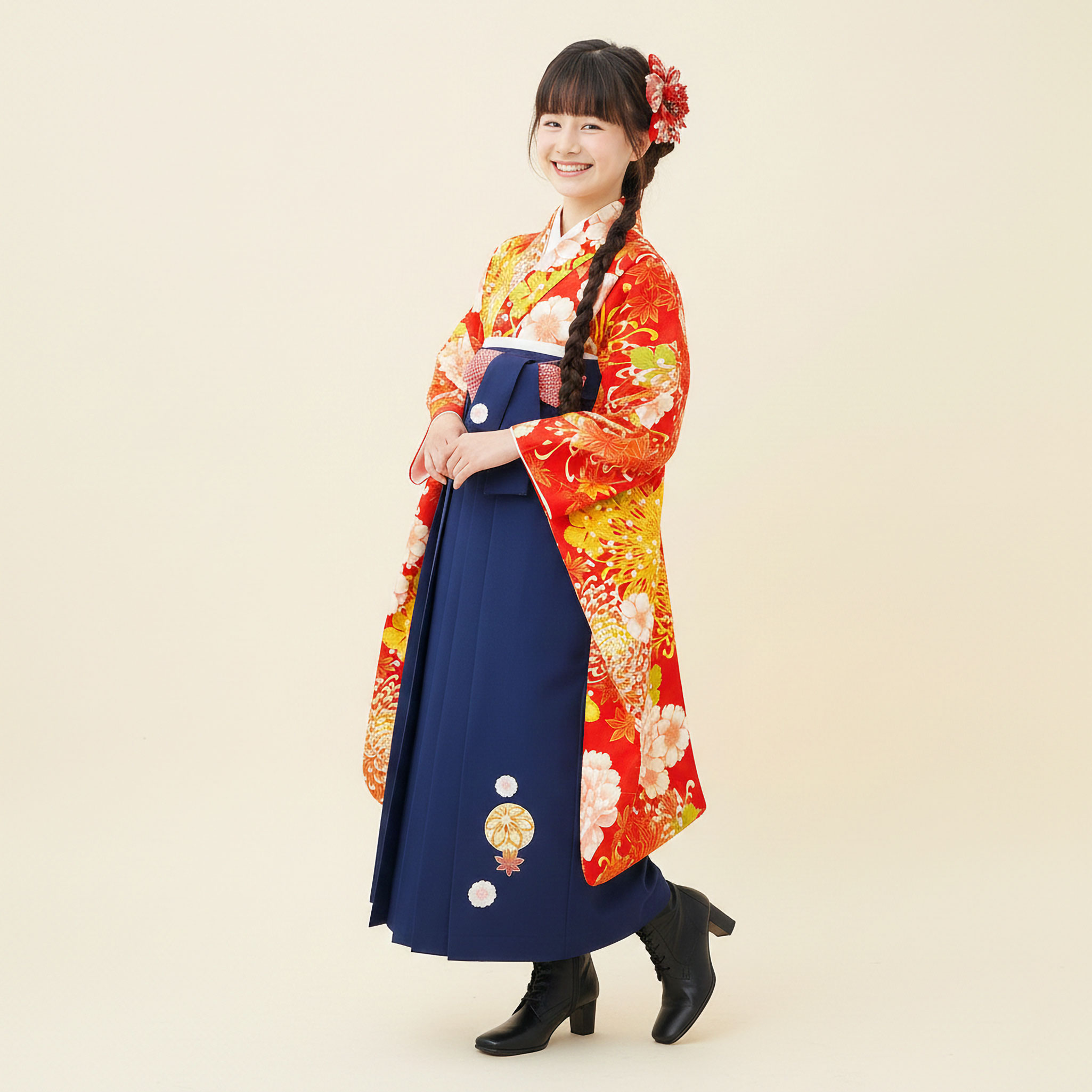 NISHIORI レンタル商品 ちはやふる × JAPAN STYLE 貸衣装 ジュニア 二