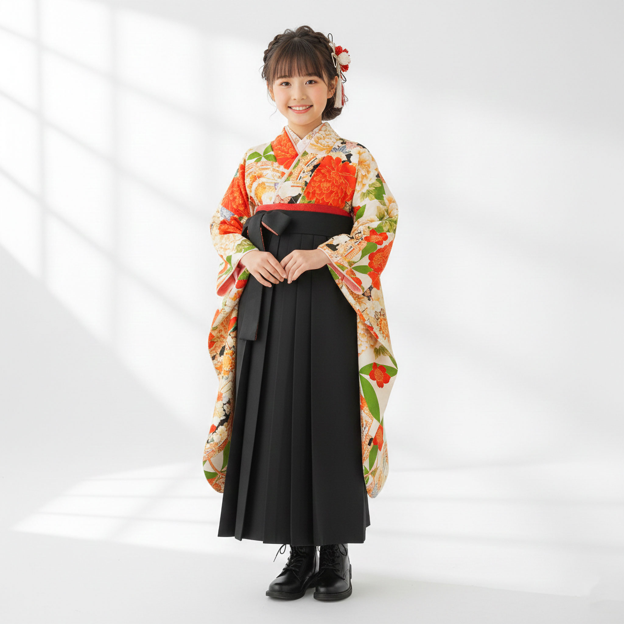 NISHIORI レンタル商品 ちはやふる × JAPAN STYLE 貸衣装 ジュニア 二