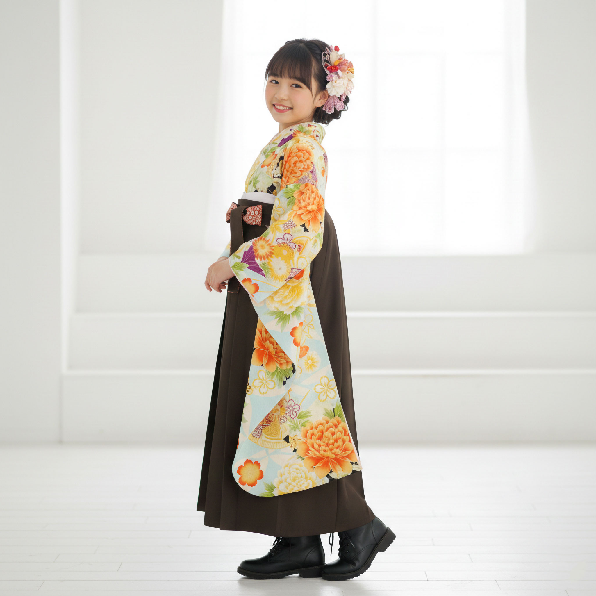 NISHIORI レンタル商品 ちはやふる × JAPAN STYLE 貸衣装 ジュニア 二