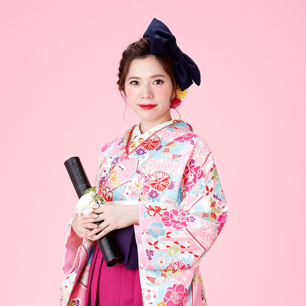 NISHIORI 和遊日 二尺袖 着物 袴 レンタル商品 貸衣装 Sサイズ