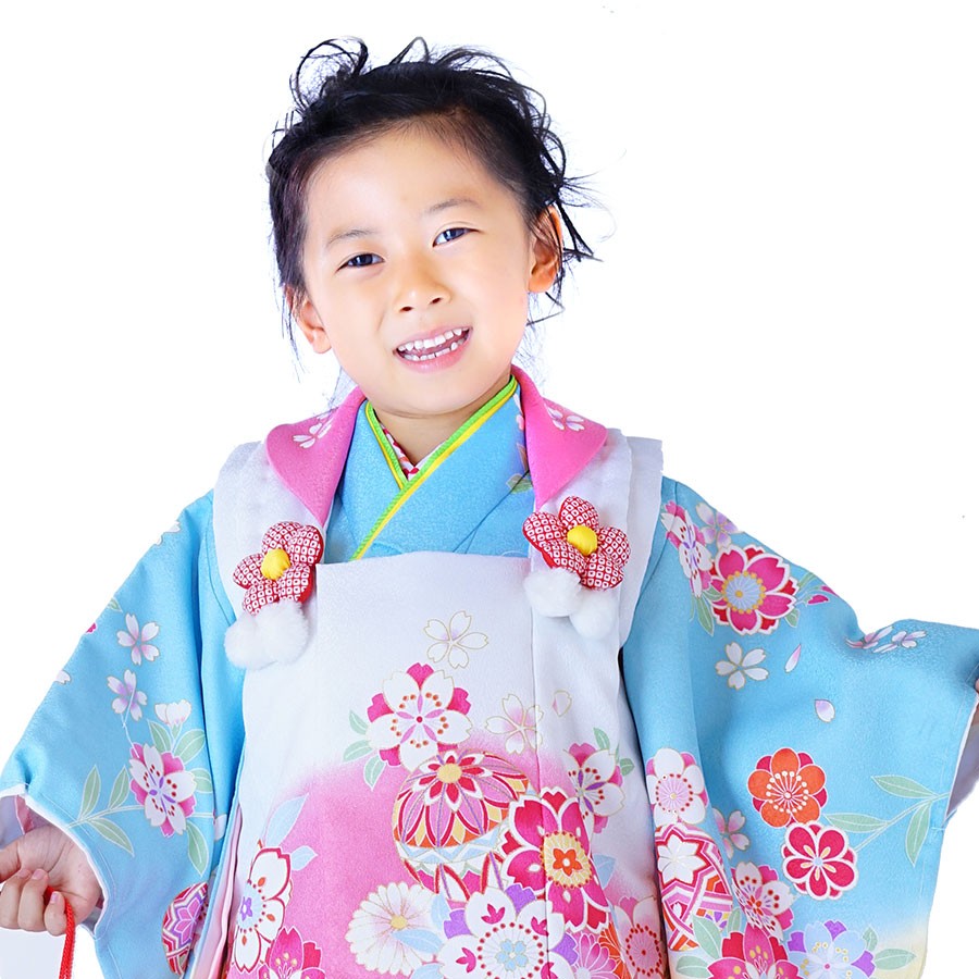 NISHIORI 陽気な天使 レンタル商品 3歳の七五三 女の子 被布