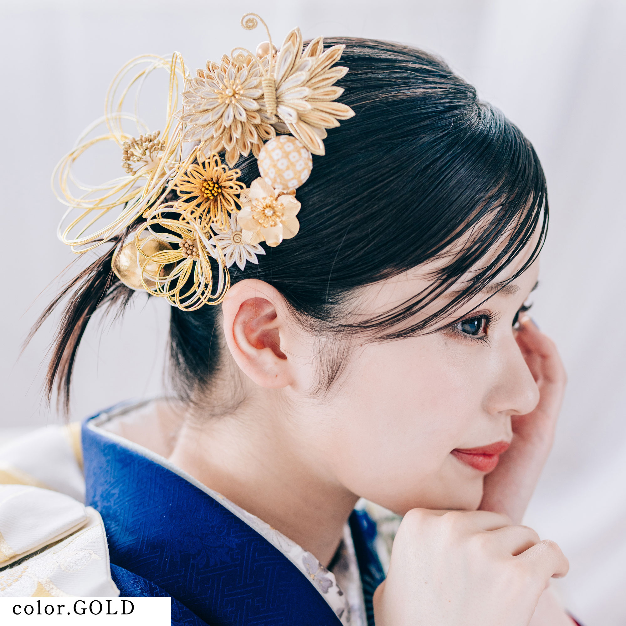 NISHIORI Arenca 髪飾り 成人式 「麗華爛漫」 10点セット 振袖用