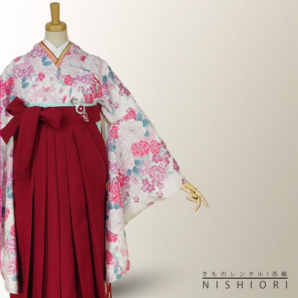 NISHIORI 二尺袖着物 袴 レンタル商品 HANAE MORI 森英恵 送料無料 貸