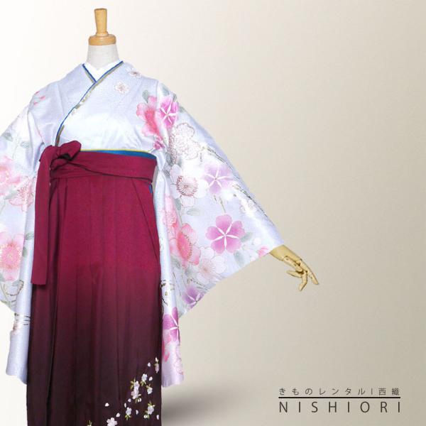 NISHIORI 絵羽柄 二尺袖 ブランド 着物 袴 レンタル商品 From KYOTO