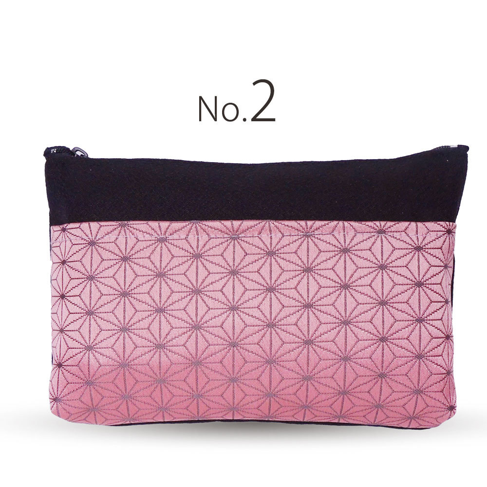 NISHIORI 鬼シボ 縮緬 ポーチ 選べる3タイプ 鬼滅の刃 日本製 和柄