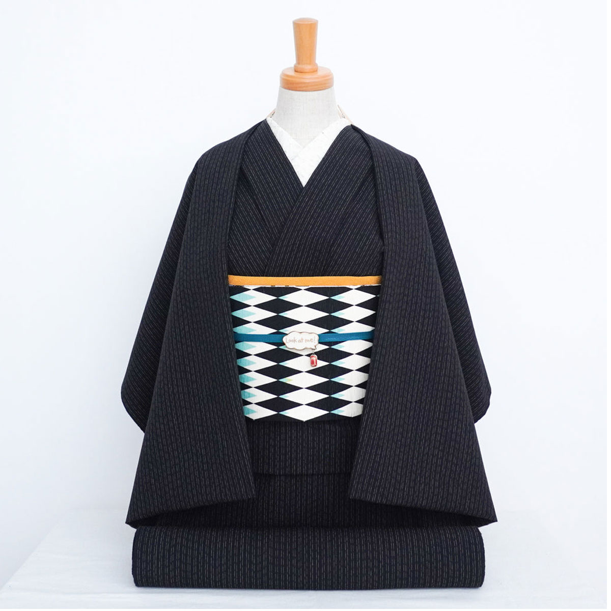 NISHIORI wakka 半巾帯 小袋帯 ピアノソナタ 京 wa・kka 正絹帯