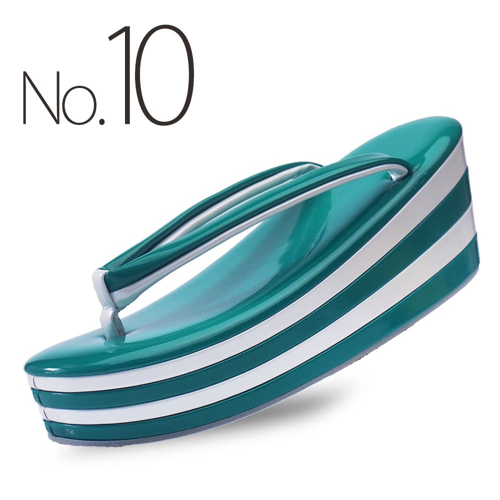 NISHIORI POP&CUTE高級 エナメル草履 単品 選べる10色 無地 ツートーン