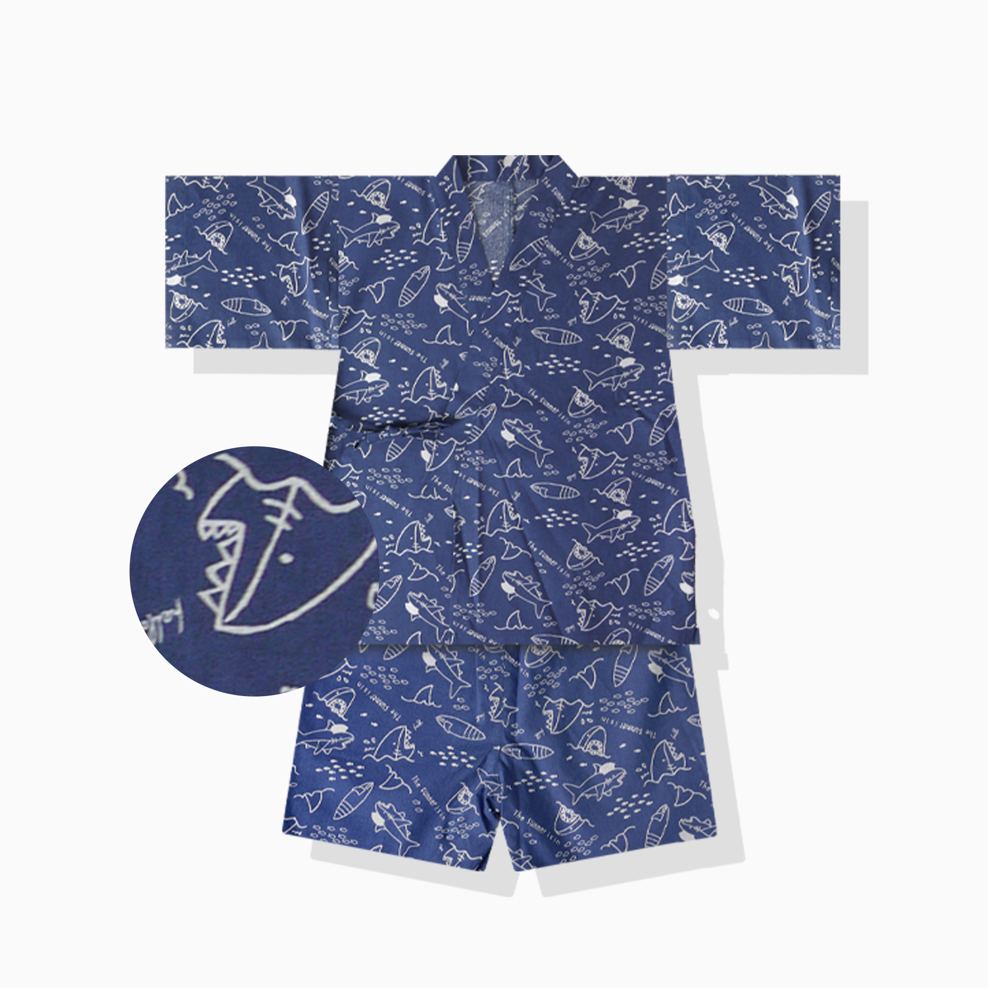 NISHIORI 男児 甚平 選べる 7柄 3サイズ 110cm・120cm・130cm 2才/3才