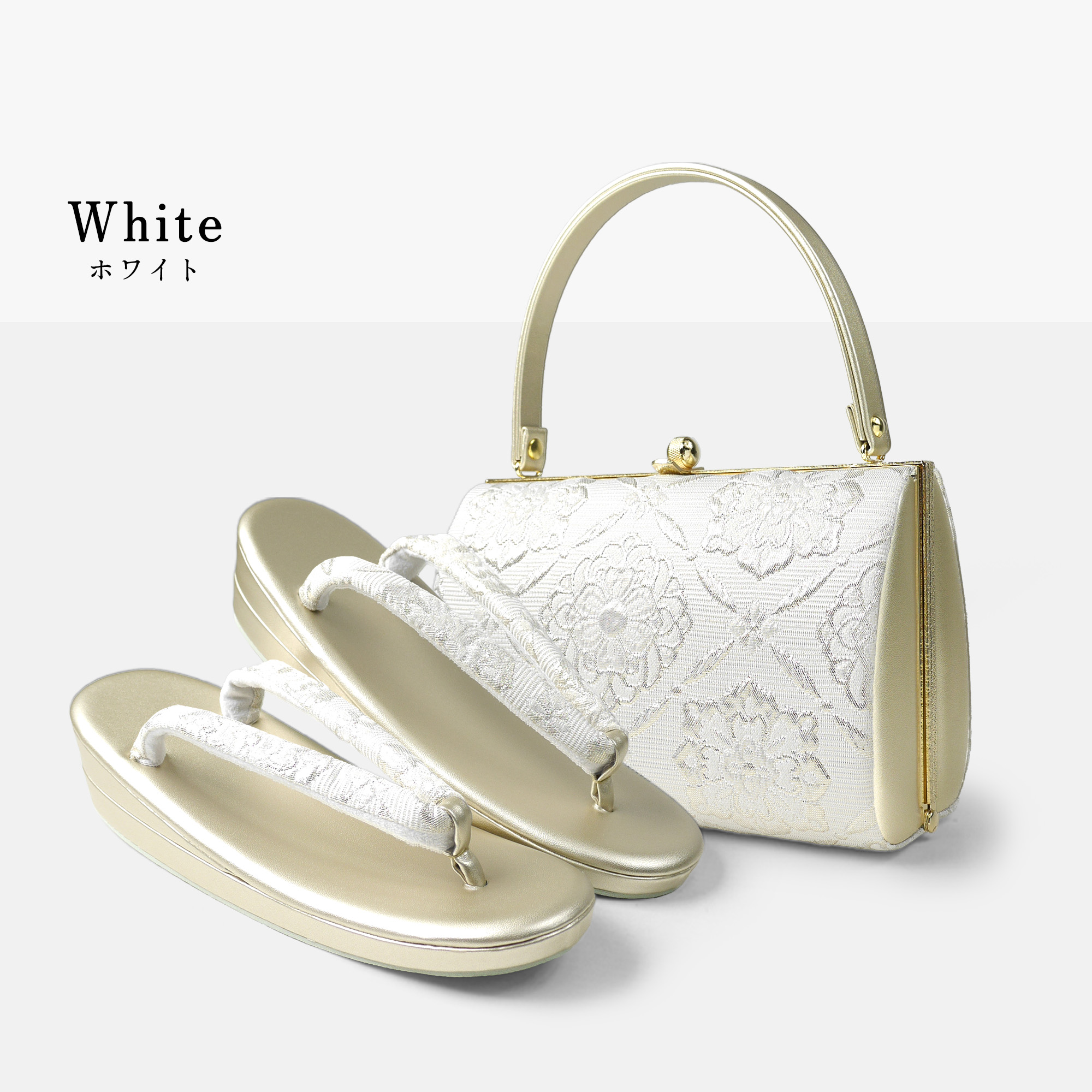 NISHIORI 草履バッグ 2点セット ローブデコルテ調 帯地 フォーマル