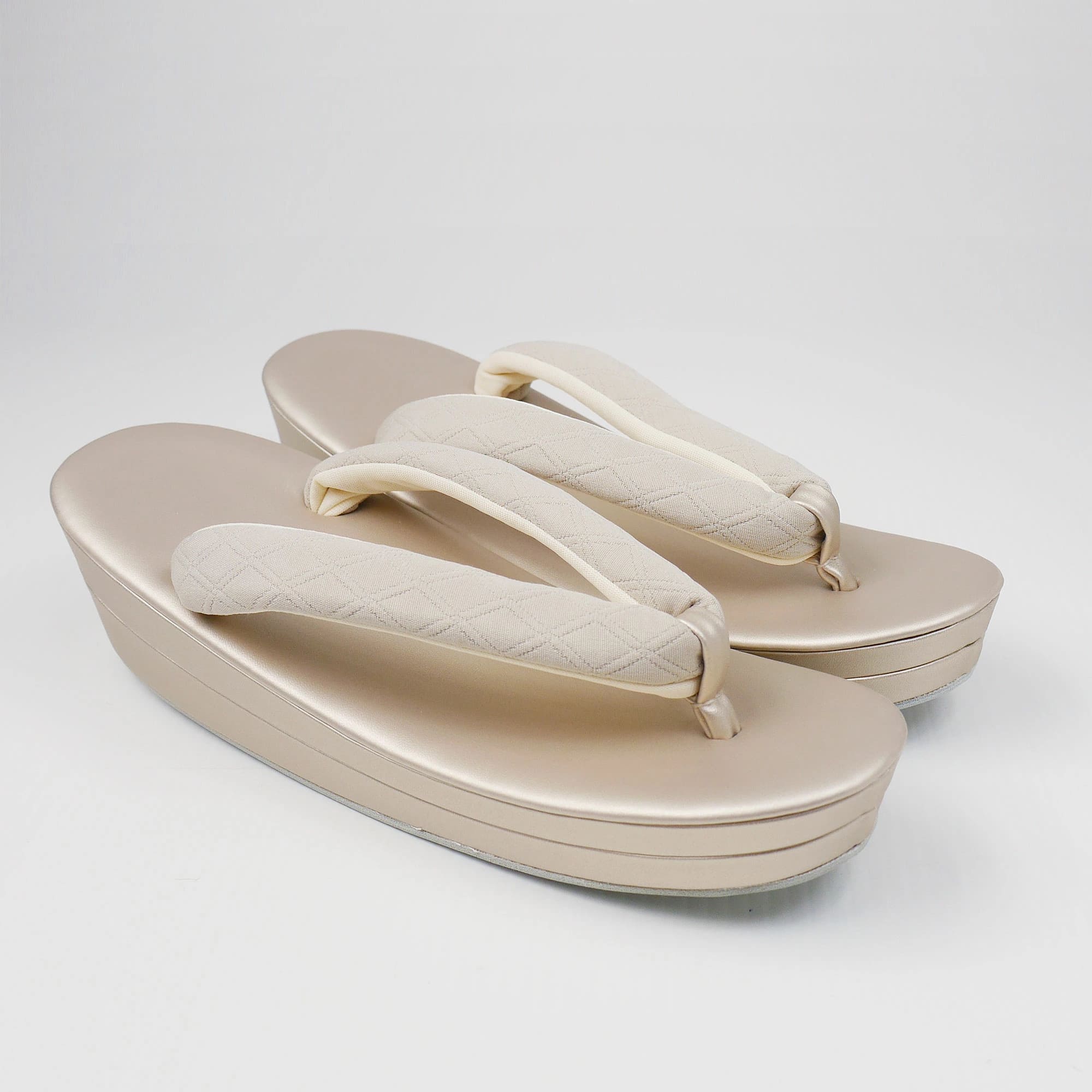 NISHIORI 草履バッグセット 上品無地感 キルティング生地が美しい