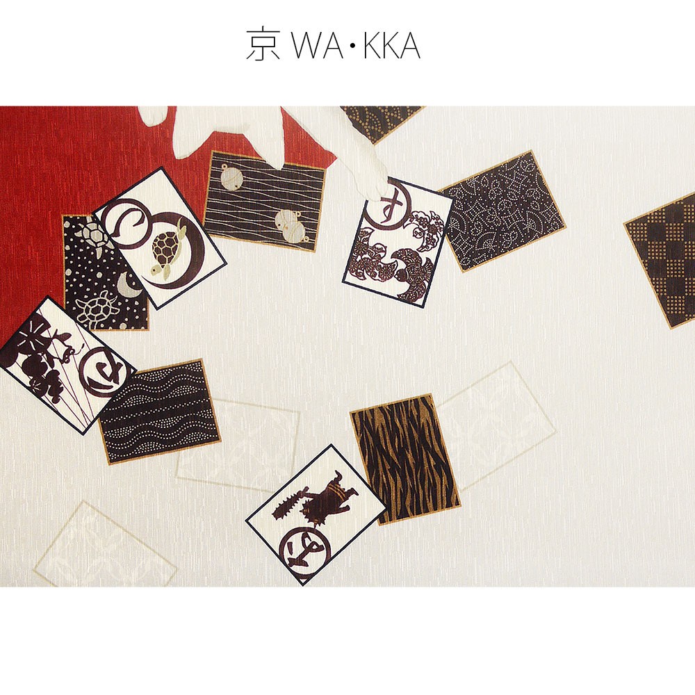 wakka 京袋帯 「いろはにこねこ」京 wa・kka ブランド 高級 シルク帯