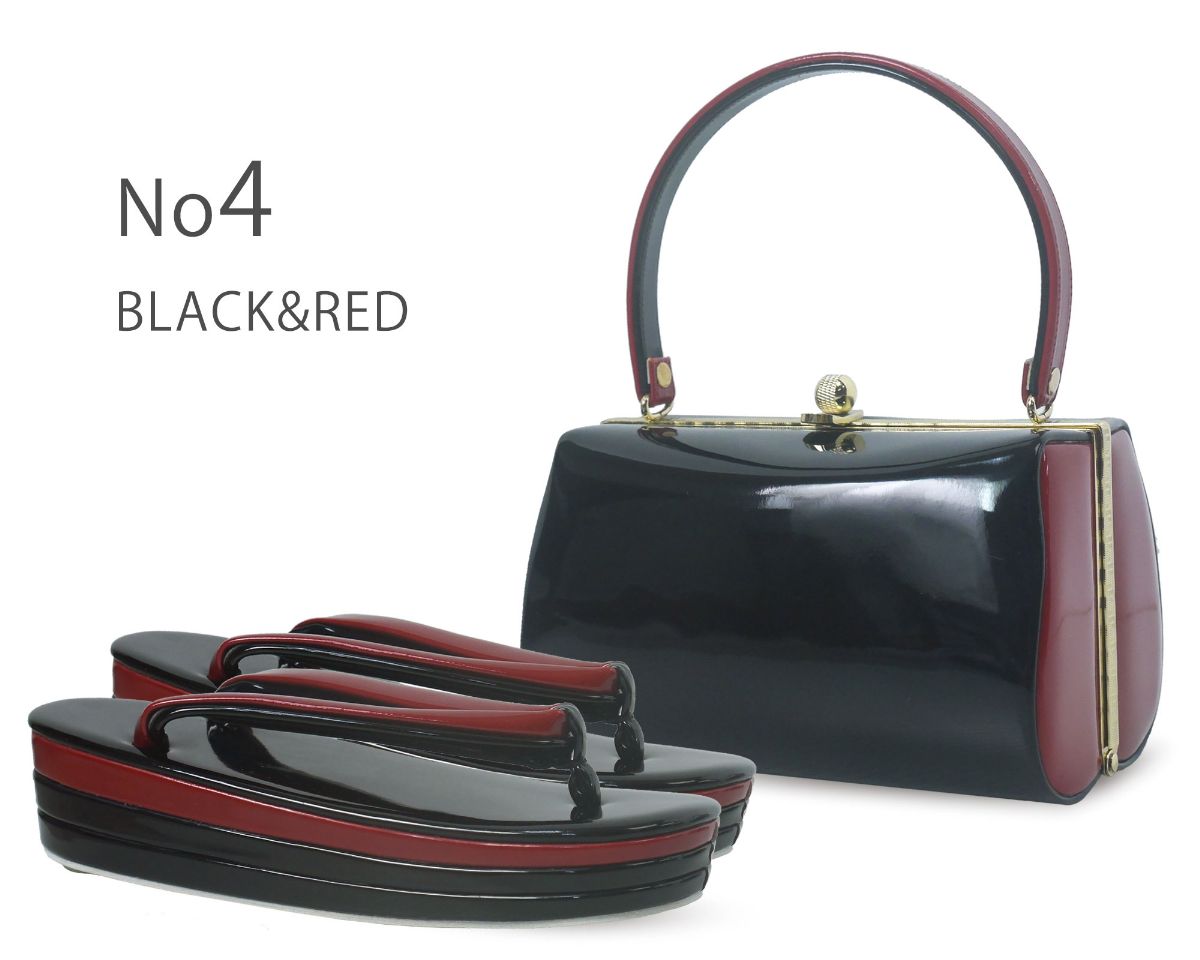 NISHIORI 振袖 厚底草履 バッグ セット 3枚芯 光沢が美しい バイカラー