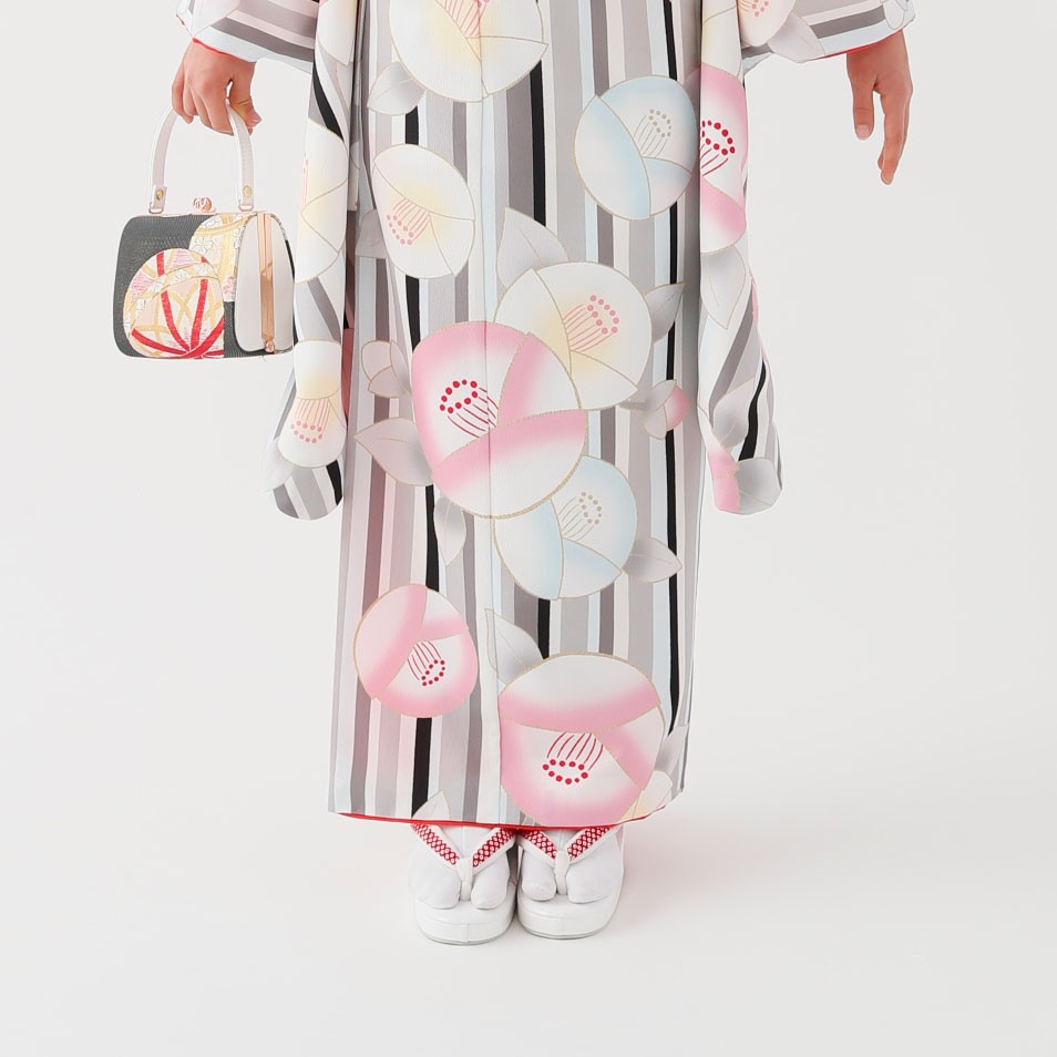 NISHIORI KAGURA レンタル商品 7歳の七五三 女の子 四つ身 着物 帯