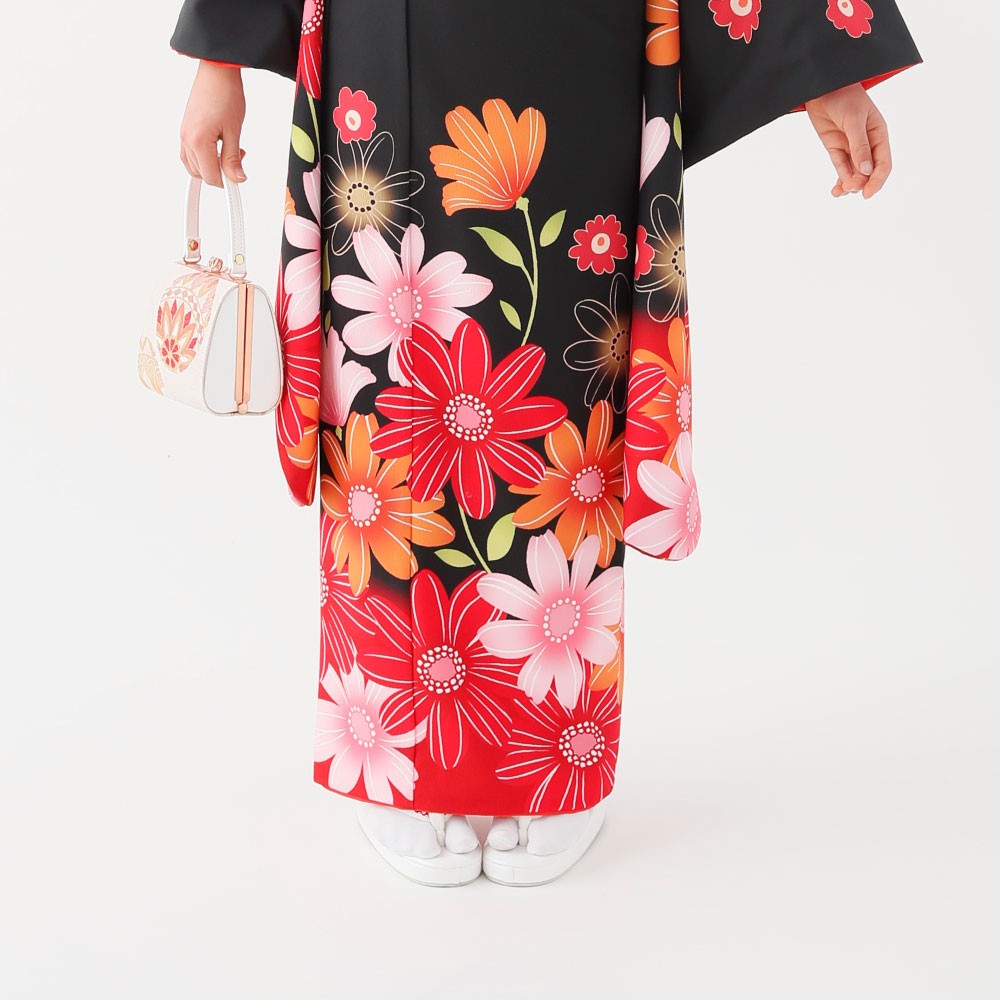 NISHIORI KAGURA レンタル商品 7歳の七五三 女の子 四つ身 着物 帯