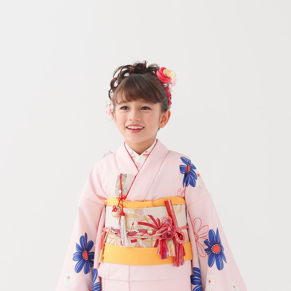 NISHIORI KAGURA レンタル商品 7歳の七五三 女の子 四つ身 着物