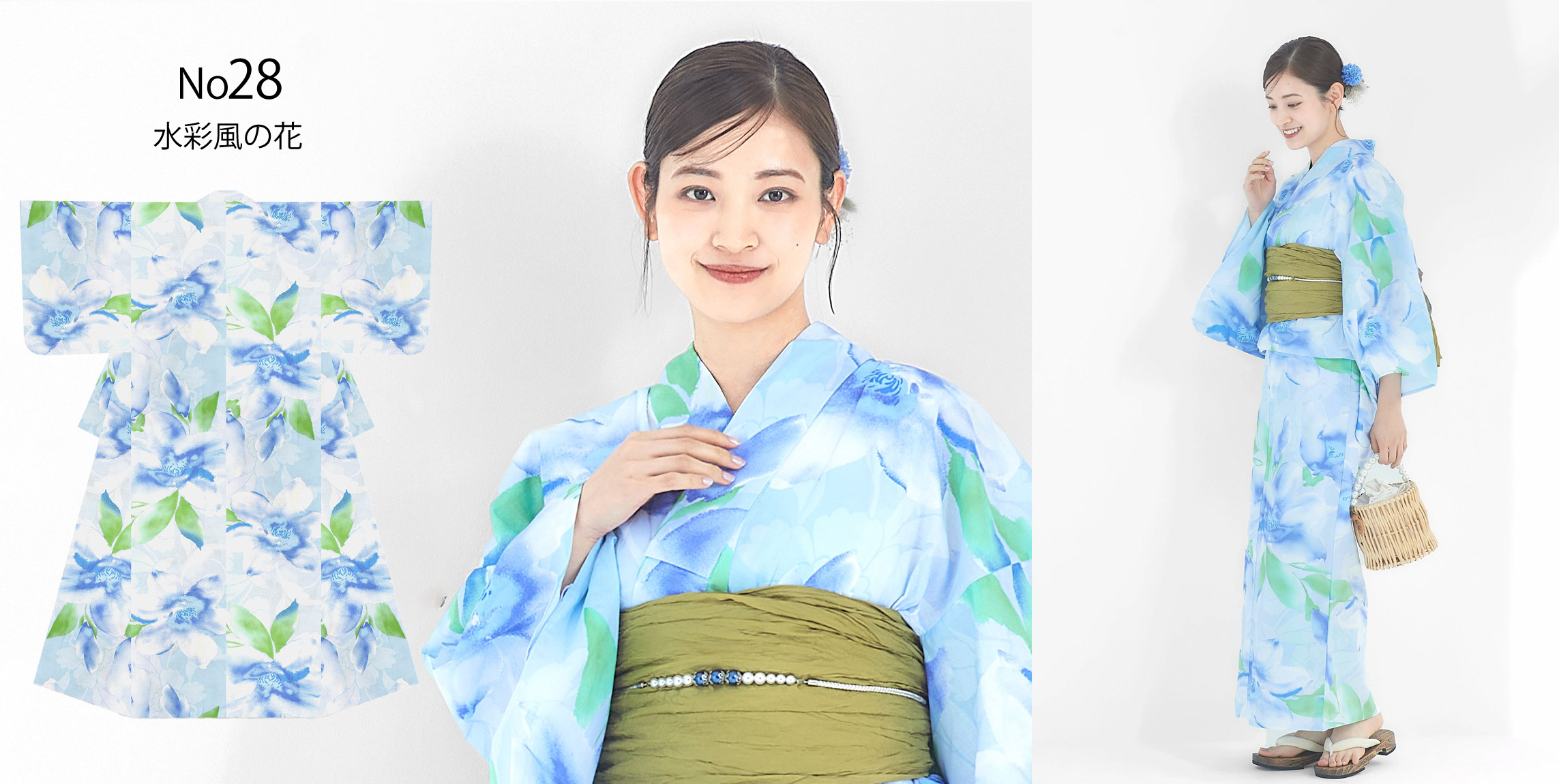 NISHIORI レディース 浴衣単品 綿100% 上品 選べる16タイプ