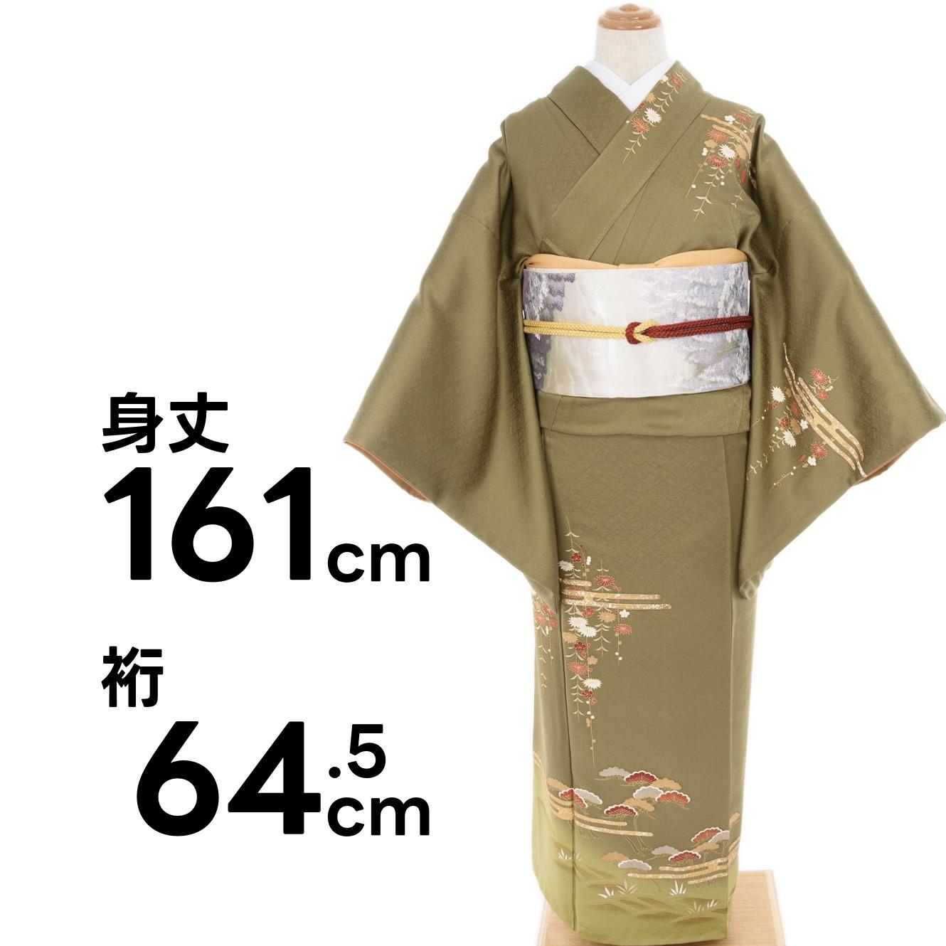 訪問着　霞に花