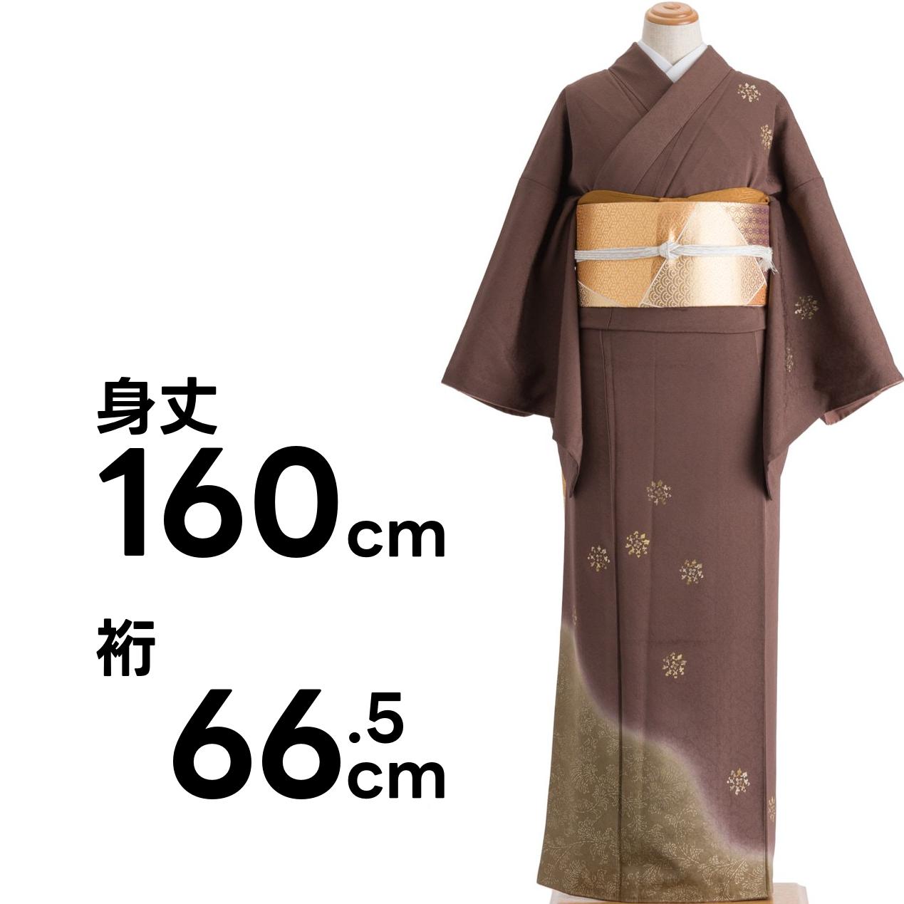 付け下げ訪問着　雪花のような華紋