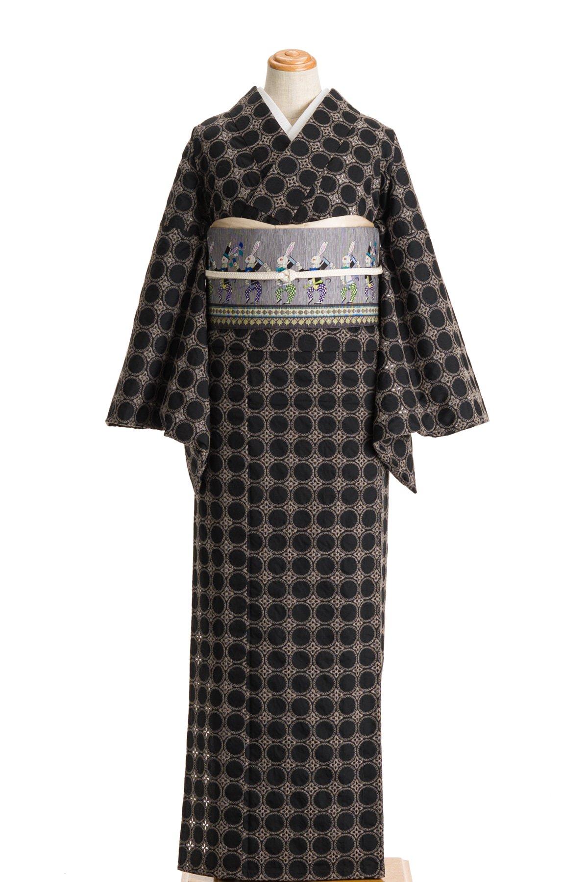 百華園　レース着物　サークルレースの画像