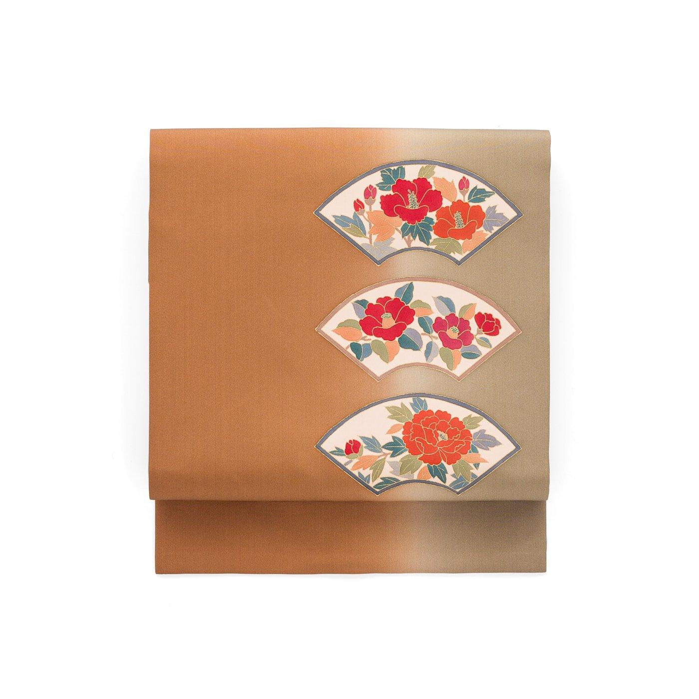 塩瀬　地紙に花