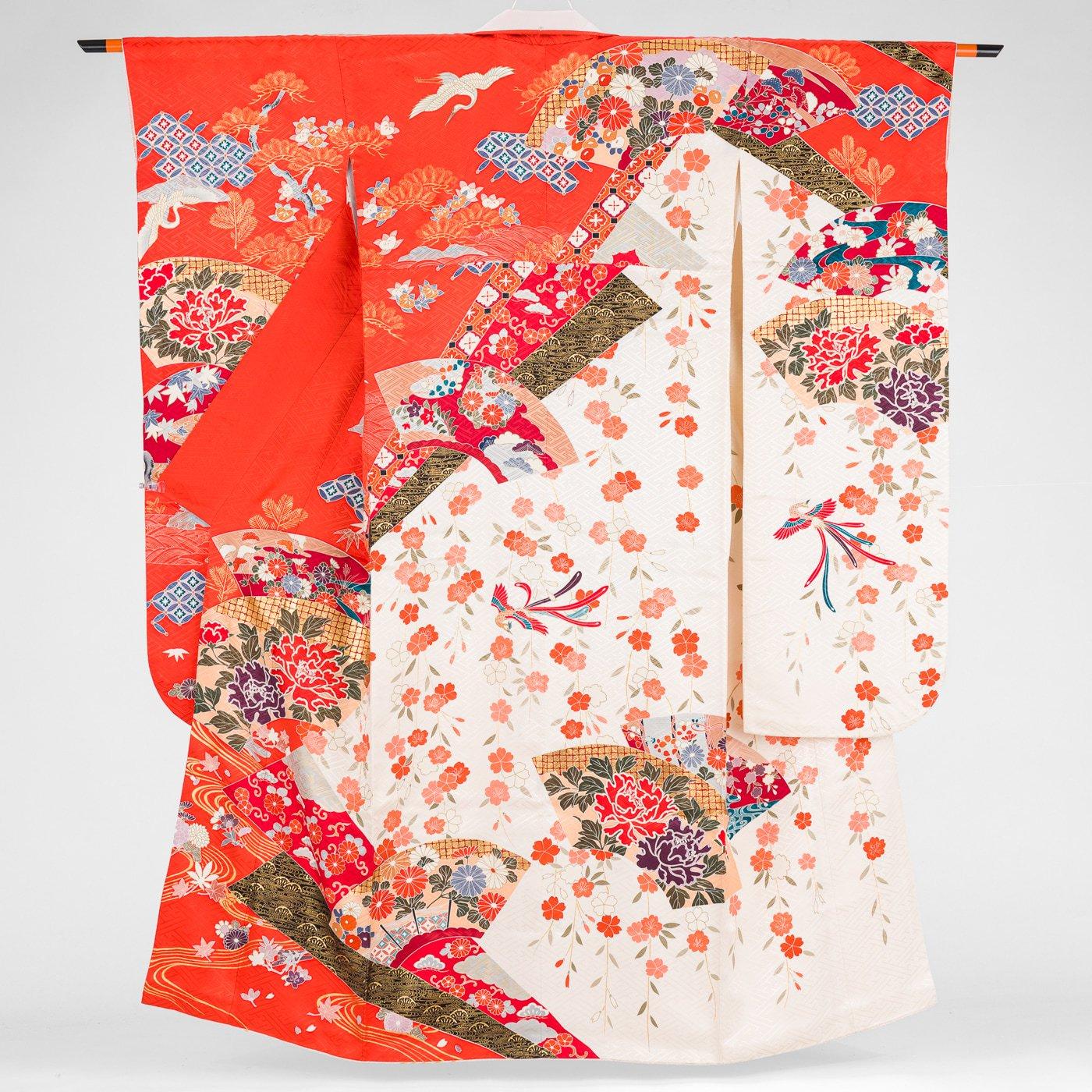 枝垂れ桜　藤の花　花菱　花吹雪　振袖　着物　102a p 枝垂れ桜 藤の花 花菱 花吹雪 振袖 着物 102a p レディース