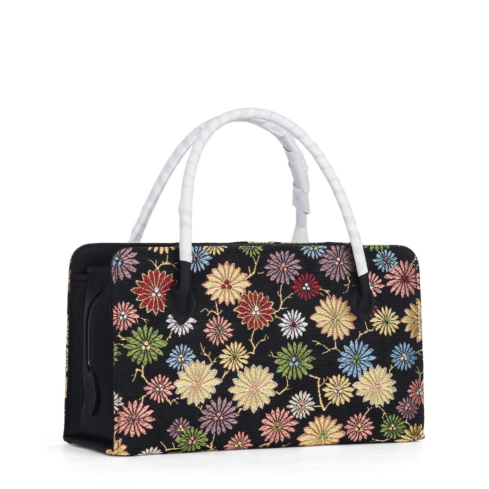 利休バッグ　菊花