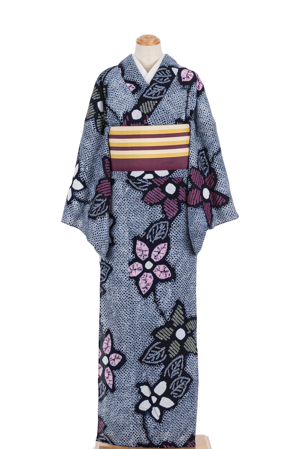 絞り浴衣 リサイクル 楽天市場】【中古】 夏物 本場有松鳴海絞り 浴衣 リサイクル