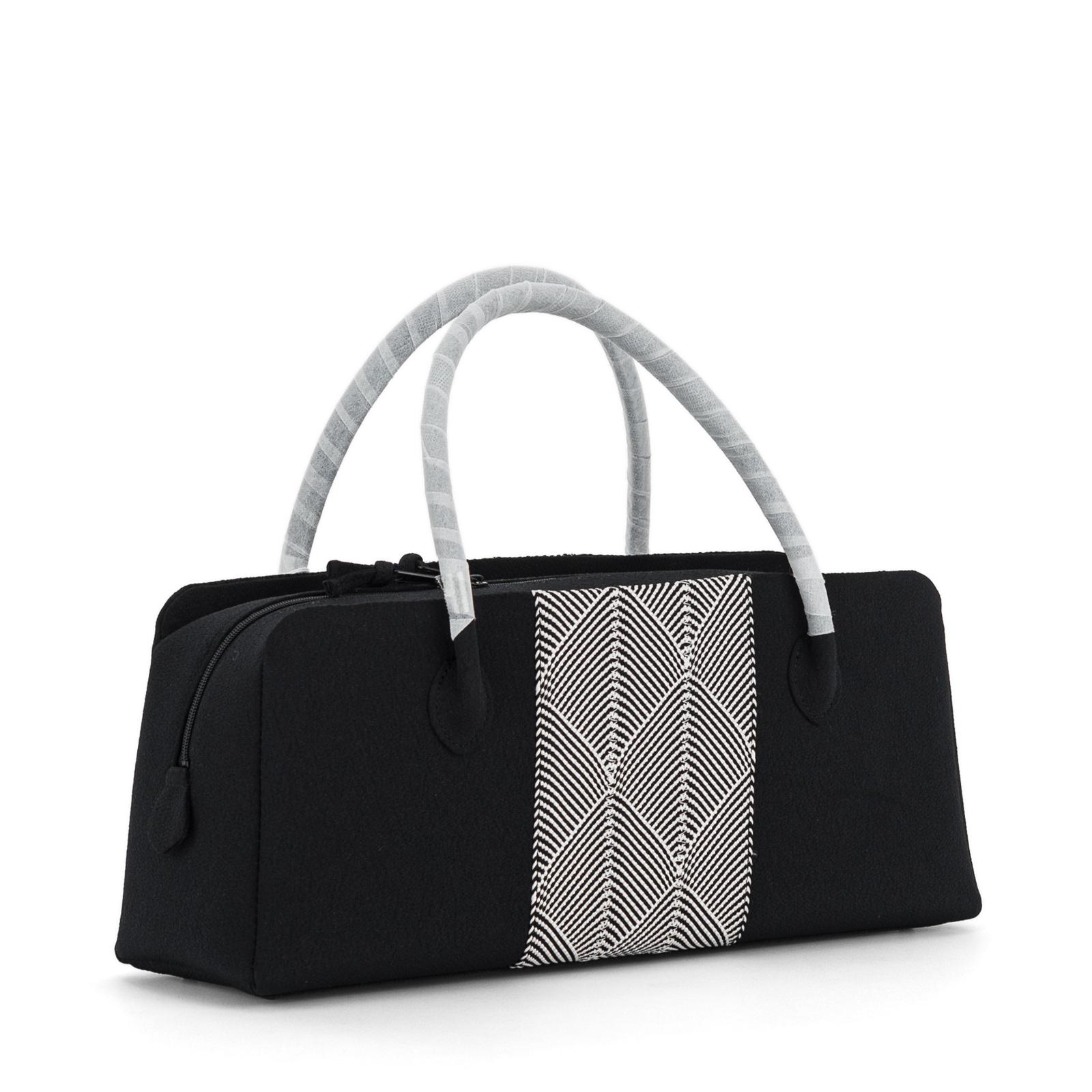 五嶋紐　和装バッグ　黒