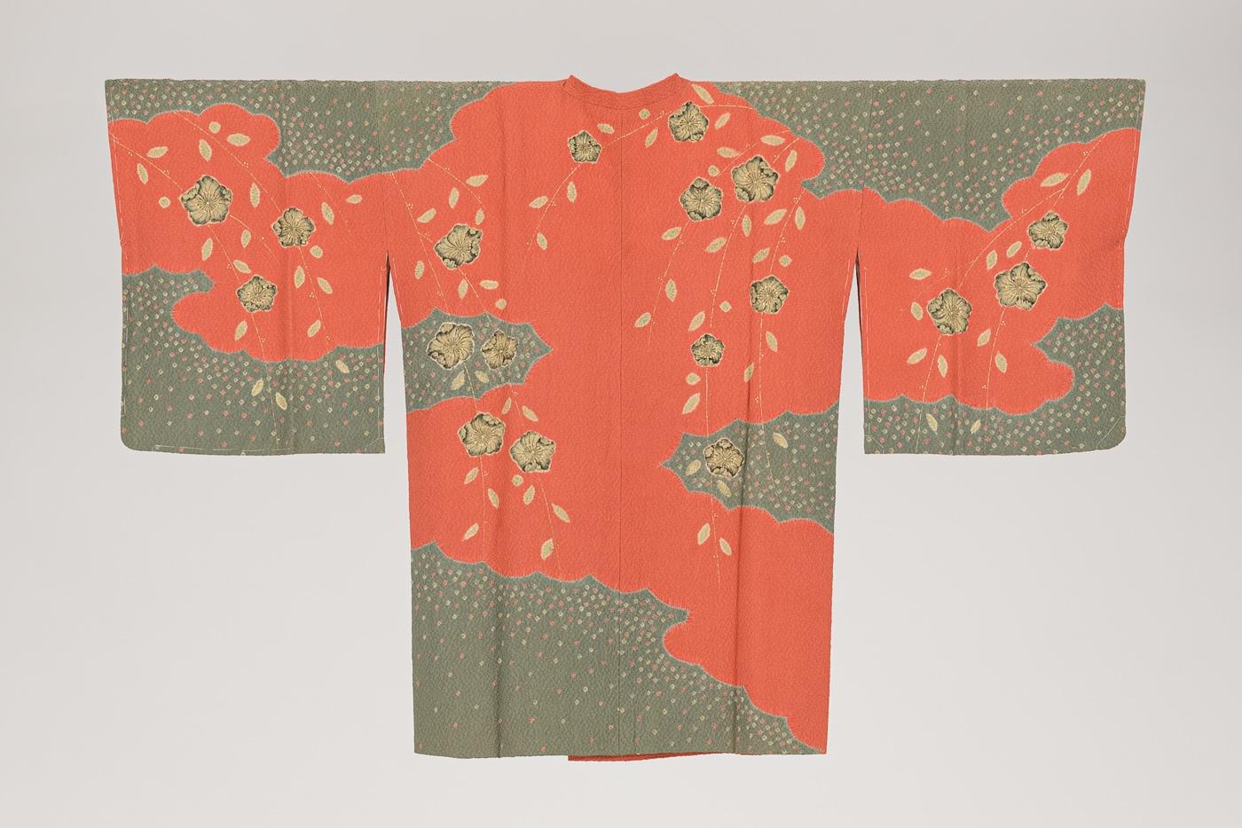 平和屋着物＃道行コート　辻が花　絞り　正絹　逸品　CAAW5004dy 平和屋着物＃道行コート 辻が花 絞り 正絹 逸品 CAAW5004dy