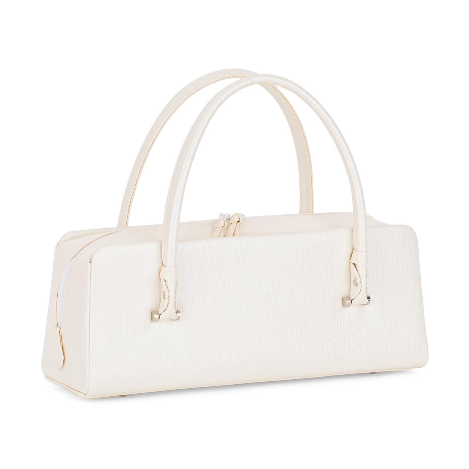 新品　利休バッグ　和帆布　白