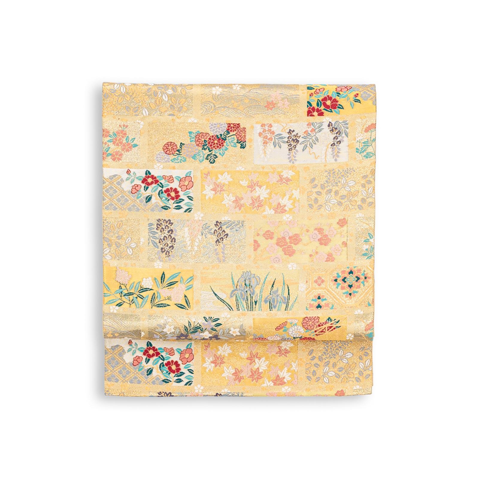 袋帯○四季の草花模様 : 新品・リユース着物の通販 からん Yahoo