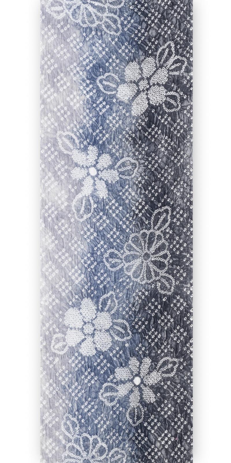 爆買 反物 浴衣地 夏用 日本製 竺仙 紅梅小紋 5010団扇に秋草 江戸引き