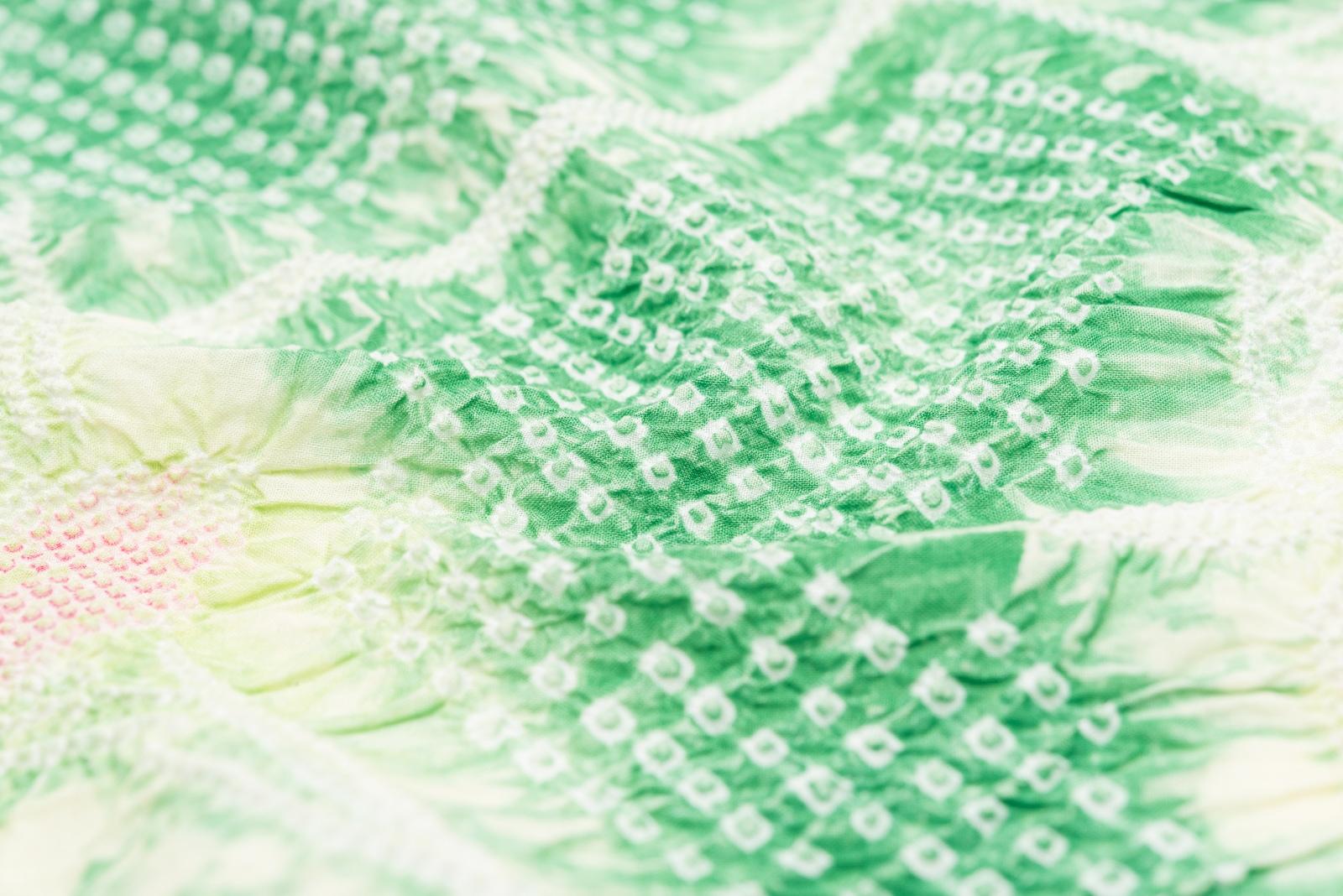 爆買 反物 浴衣地 夏用 日本製 竺仙 紅梅小紋 5010団扇に秋草 江戸引き