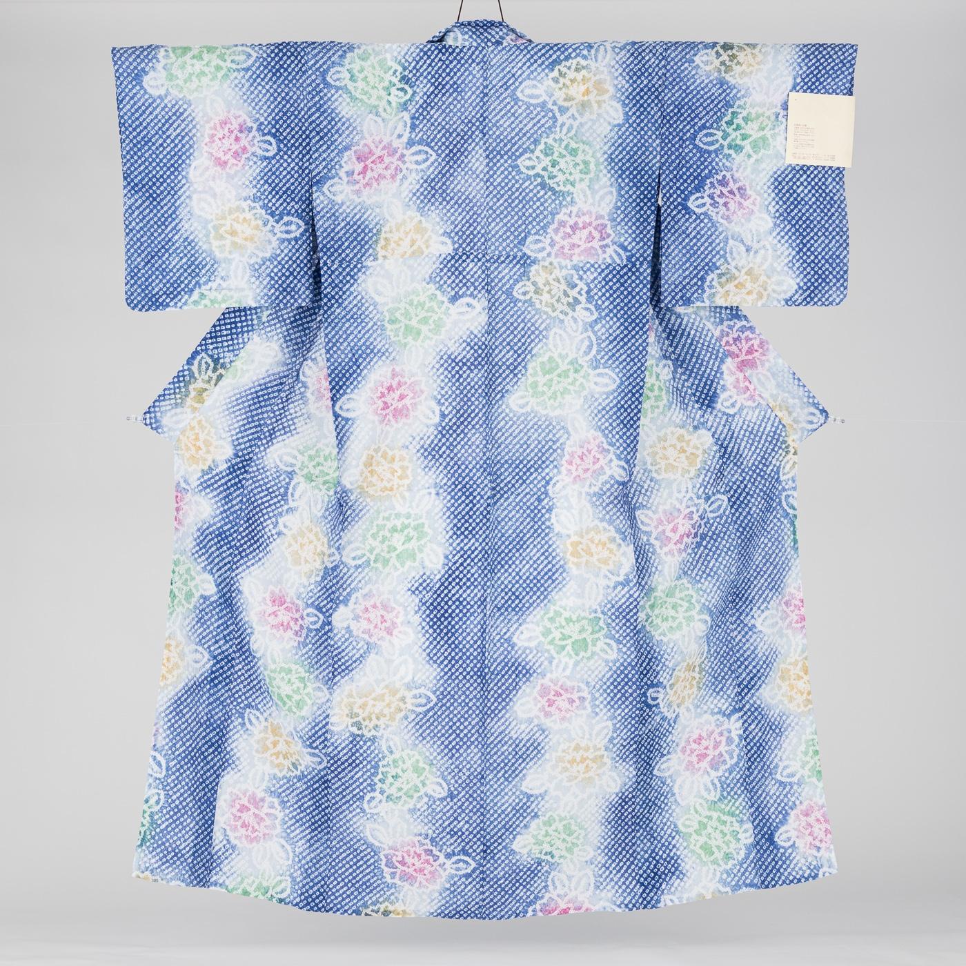 新品浴衣　藤娘きぬたや　三色花の画像